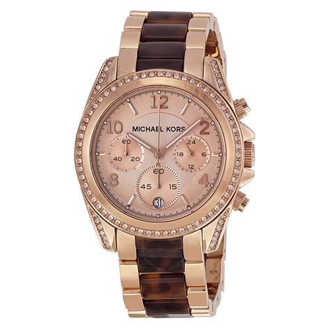 used michael kors rose gold watch|rose gold mk watch cheap.